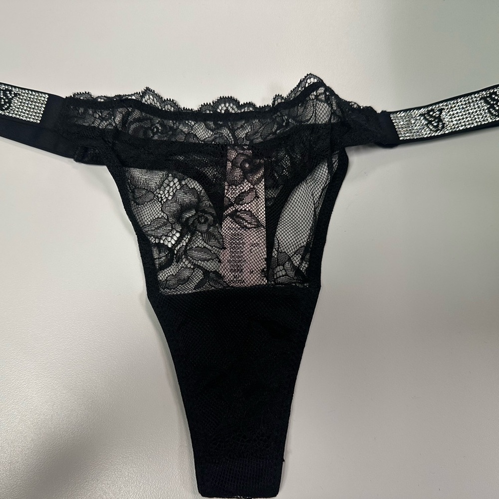 Victoria's Secret Black Lace Panty
